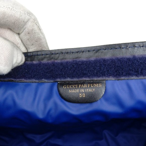 Vintage GUCCI Supreme Web GG Monogram Canvas Leather Travel Toiletry Bag - Picture 7 of 7